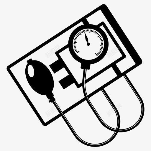血压计血压药品图标svg_新图网 https://ixintu.com 医疗器械 脉搏 药品 血压 血压计