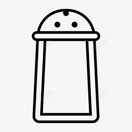 盐容器厨师图标svg_新图网 https://ixintu.com 厨师 容器 盐 盐瓶