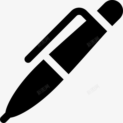 钢笔文具44填充图标svg_新图网 https://ixintu.com 填充 文具44 钢笔