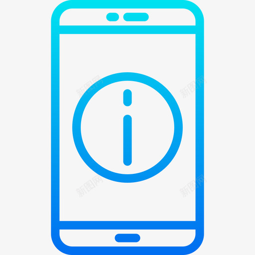 信息移动应用7渐变图标svg_新图网 https://ixintu.com 信息 渐变 移动应用7