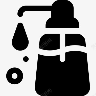 液体肥皂清洁46填充图标图标