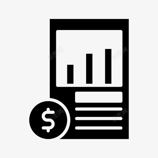 商业报告金融货币图标svg_新图网 https://ixintu.com 商业报告 货币 金融