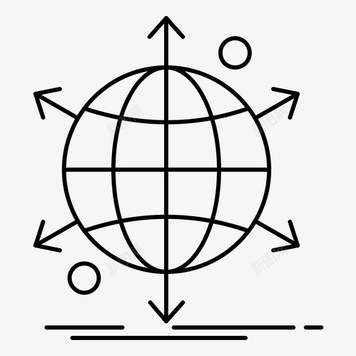 全球网络商务国际图标svg_新图网 https://ixintu.com 3d打印和通信 全球网络 商务 国际 网络