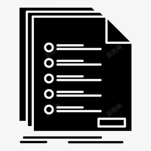 检查表归档列表图标svg_新图网 https://ixintu.com 列表 归档 检查表 注册 网络安全