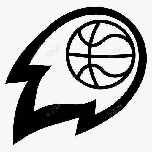 球篮球球员图标svg_新图网 https://ixintu.com 回合 团队 球 球员 篮球 运动