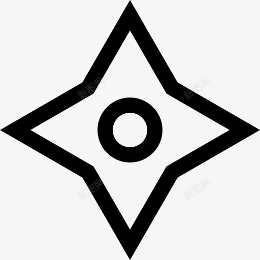 Shuriken忍者21直系图标svg_新图网 https://ixintu.com Shuriken 忍者21 直系