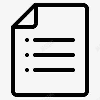 列表项目符号列表文档图标图标