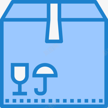 套餐购物和电子商务8蓝色图标图标