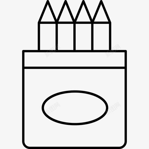 文具教育笔图标svg_新图网 https://ixintu.com 学校和教育线图标 教育 文具 笔 铅笔 铅笔罐