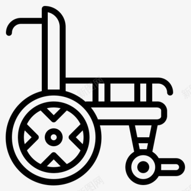 轮椅帮助伤残图标图标