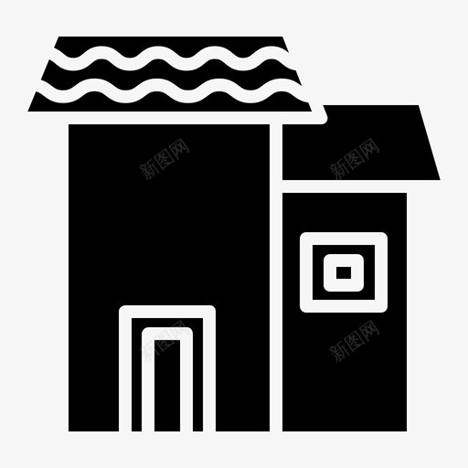 建筑城市建筑酒店图标svg_新图网 https://ixintu.com 城市建筑 建筑 房地产 酒店