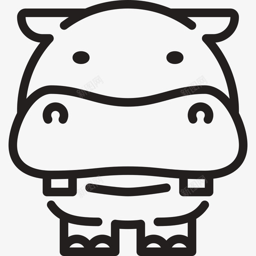 hipposvg_新图网 https://ixintu.com hippo