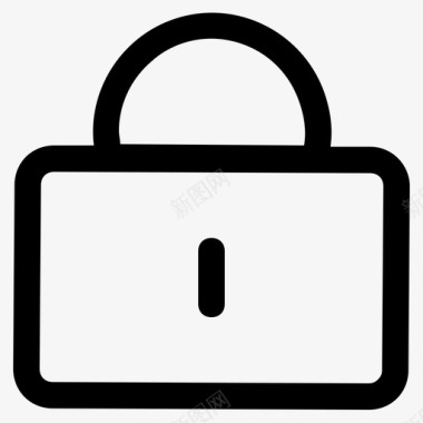锁电子商务钥匙图标图标
