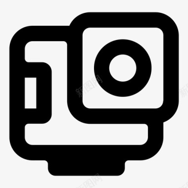 动作摄像机gopro电影图标图标