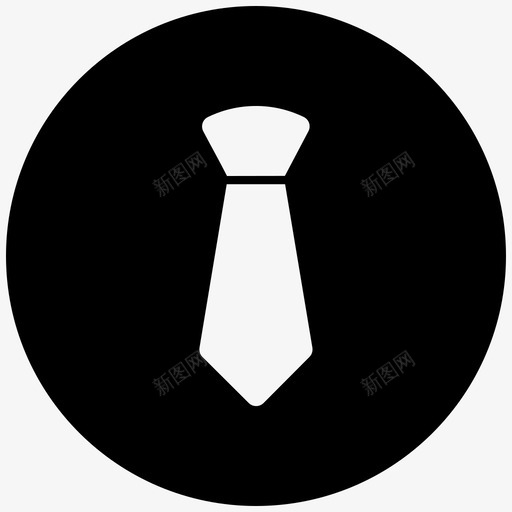领带商务正式领带图标svg_新图网 https://ixintu.com 专业 商务 商务套装8mf 工作 正式领带 领带