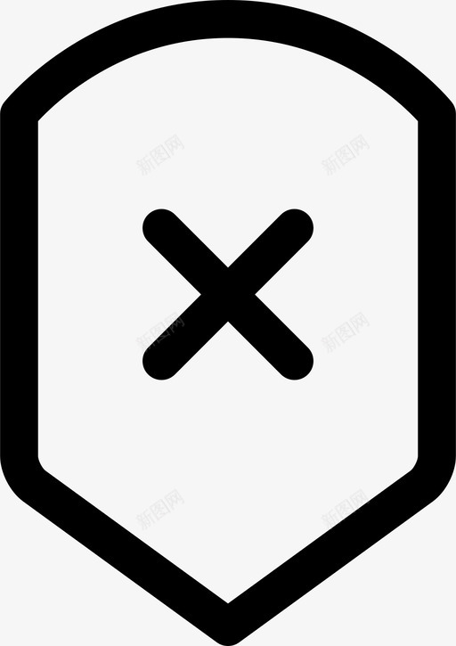 屏蔽保护拒绝图标svg_新图网 https://ixintu.com 不可 保护 可用 安全 屏蔽 拒绝 数字 生态系统