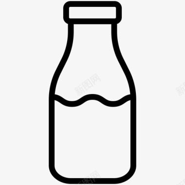 牛奶厨师食物图标图标