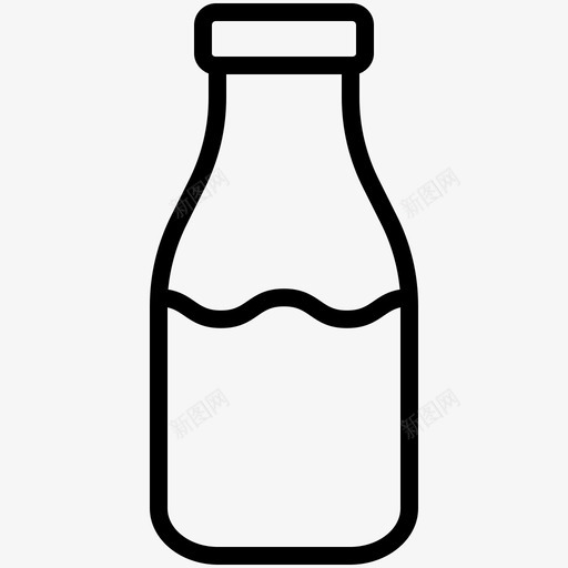 牛奶厨师食物图标svg_新图网 https://ixintu.com 厨师 厨房 牛奶 美食 食物