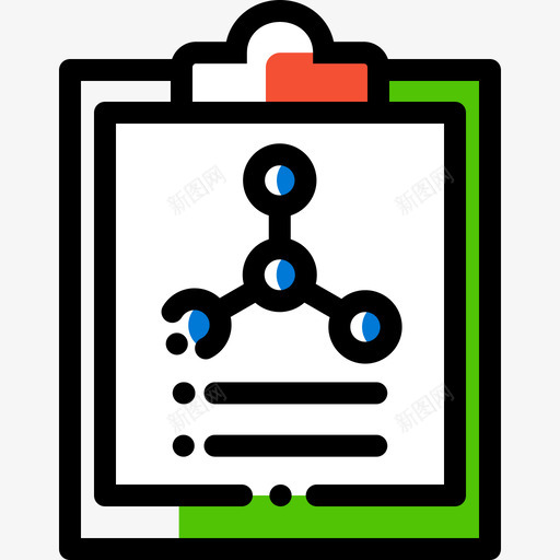 科学研究科学9颜色省略图标svg_新图网 https://ixintu.com 研究科学9 科学 颜色省略