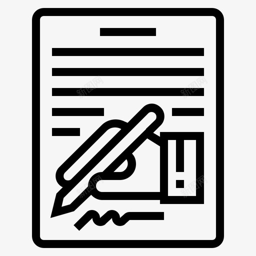 签字批准ceo图标svg_新图网 https://ixintu.com ceo 业务 合同 批准 签字