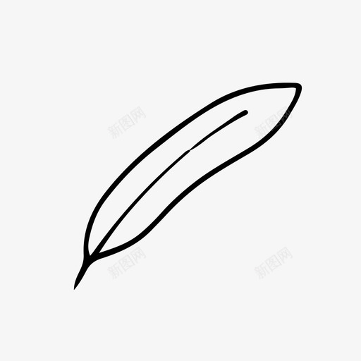 羽毛笔绘图旧图标svg_新图网 https://ixintu.com 书写 毛笔 绘图 羽毛 铅笔
