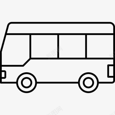 公共汽车汽车学校图标图标