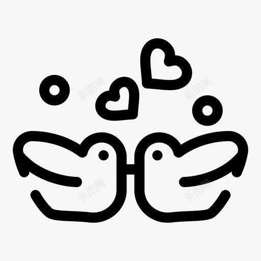 鸟夫妇鸭子图标svg_新图网 https://ixintu.com 2月 v4 夫妇 收集 爱鸟 界面 网络 鸭子