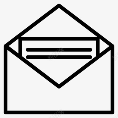 邮件信件便条图标图标