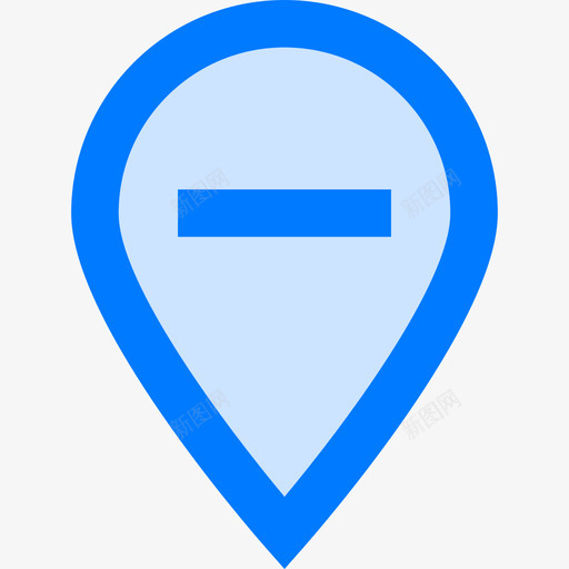 Pin地图和位置4蓝色图标svg_新图网 https://ixintu.com Pin 地图和位置4 蓝色