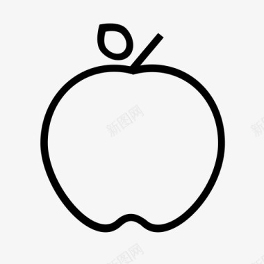苹果水果纽约图标图标