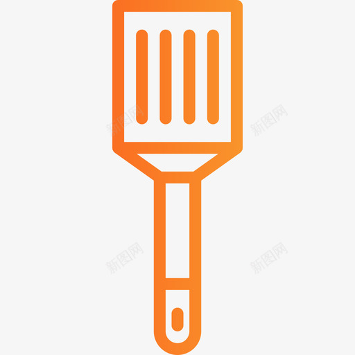 抹刀厨房工具18梯度图标svg_新图网 https://ixintu.com 厨房工具18 抹刀 梯度