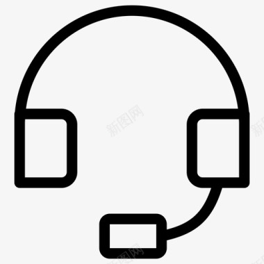 耳机硬件输入设备图标图标