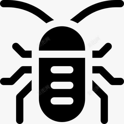 虫子昆虫8填充图标svg_新图网 https://ixintu.com 填充 昆虫8 虫子