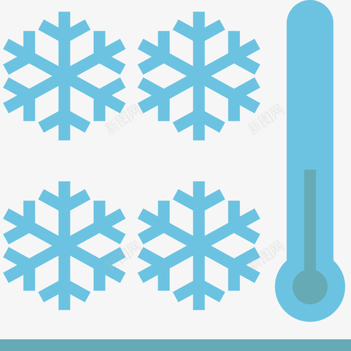 寒冷天气136平坦图标svg_新图网 https://ixintu.com 天气136 寒冷 平坦