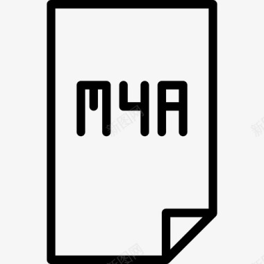 M4a音乐播放器图标3线性图标