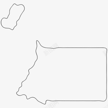 赤道几内亚边界国家图标图标