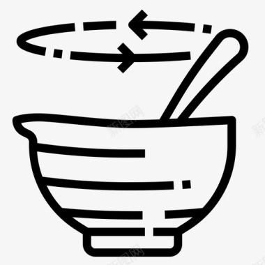 碗食物混合图标图标