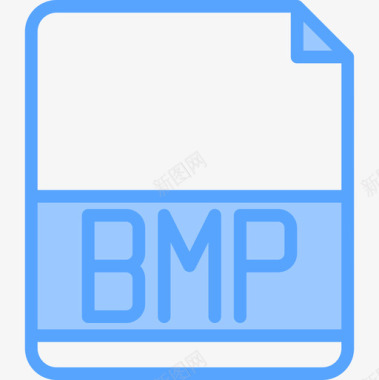 Bmp文件扩展名5蓝色图标图标