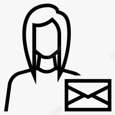 个人电子邮件业务业务电子邮件图标图标