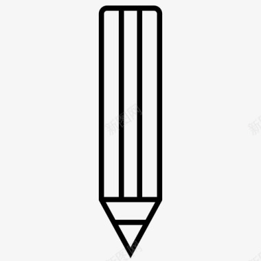 铅笔绘图工具铅笔工具图标图标