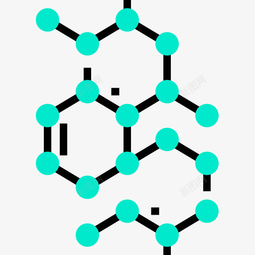 分子化学单色单色图标svg_新图网 https://ixintu.com 分子 化学单色 单色