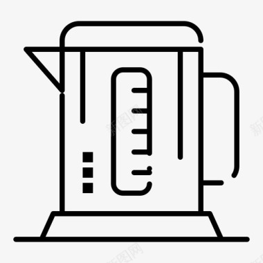锅炉咖啡电水壶图标图标