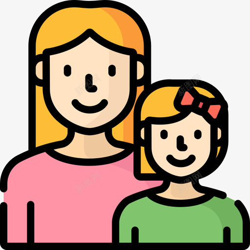 为人父母家庭生活25线性色彩图标svg_新图网 https://ixintu.com 为人父母 家庭生活25 线性色彩