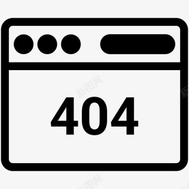 窗口404浏览器internet图标图标