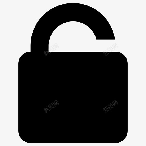 锁锁垫挂锁图标svg_新图网 https://ixintu.com 挂锁 通用 锁 锁垫