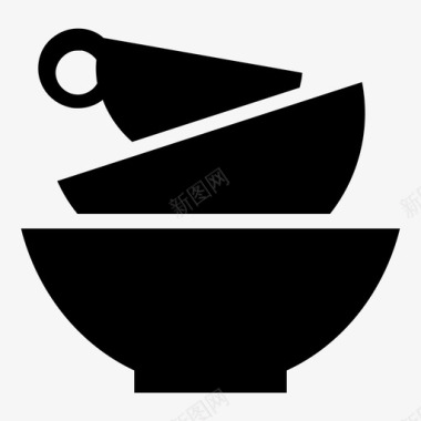 盘子杯子厨房图标图标