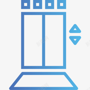电梯旅舍5斜坡图标图标