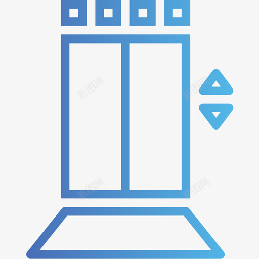 电梯旅舍5斜坡图标svg_新图网 https://ixintu.com 斜坡 旅舍5 电梯