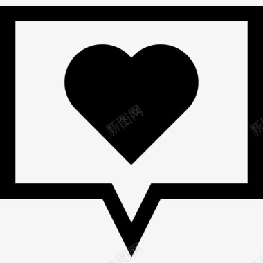 爱情短信社交媒体爱情短信图标图标