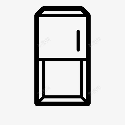 壁柜门组合厨房图标svg_新图网 https://ixintu.com 厨房 厨房家具 壁柜 组合